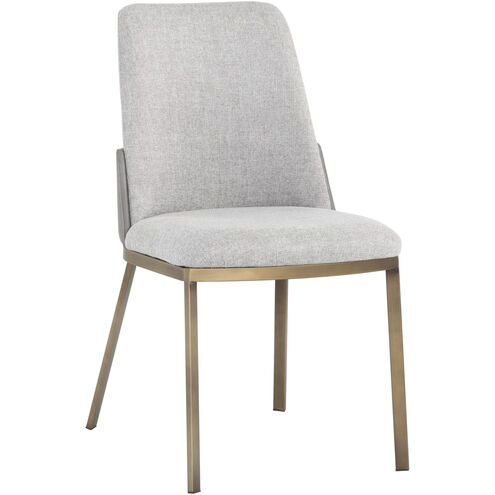Marie Belfast Heather Grey / Bravo Metal Dining Chair, Set Of 2